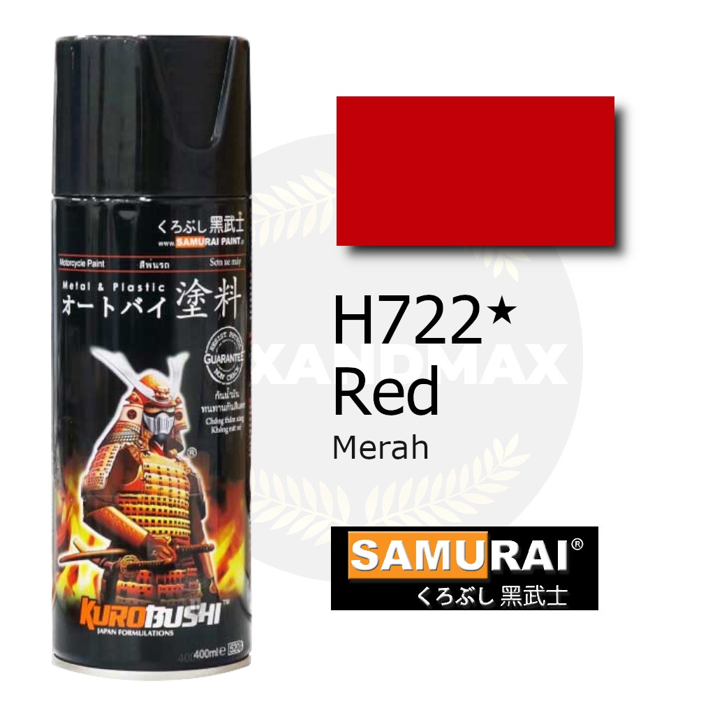 Samurai Paint Red H722  400 ml - Cat Semprot