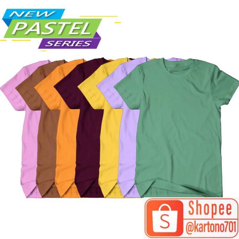 KAOS POLOS LENGAN PENDEK / COTTON COMBED 24S / KAOS UNISEX