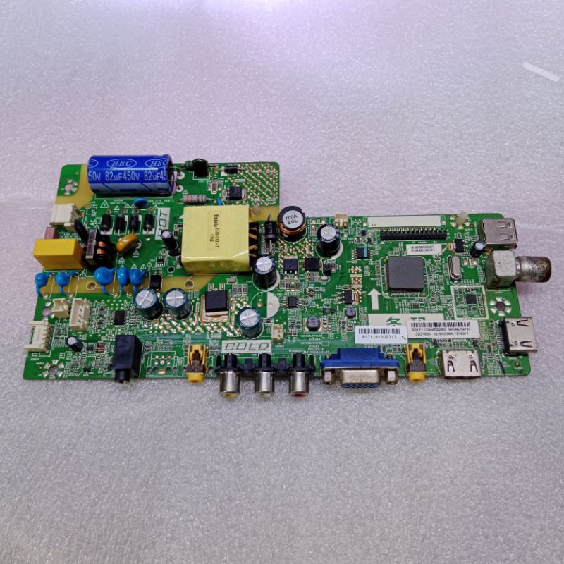 MB PANASONIC TH-22E302G - MESIN TV MAINBOARD TV PANASONIC TH-22E302G