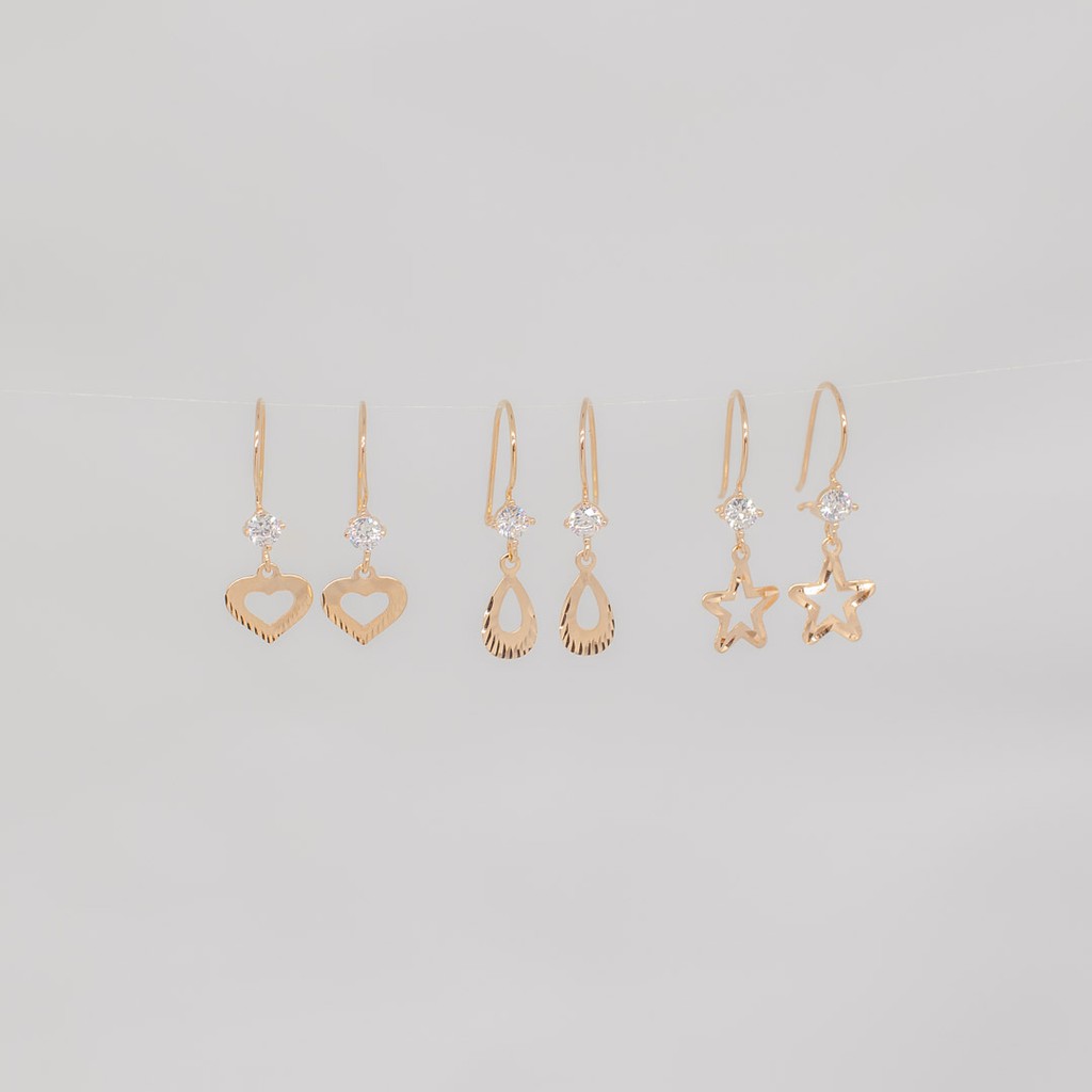 Grosir (SSC) Anting emas asli dewasa agogo kadar 300 Premium Termurah