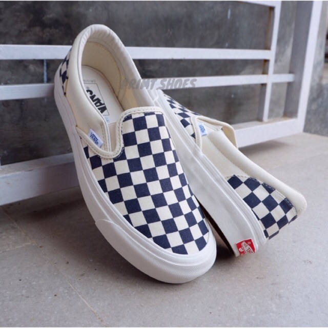 slip on og checkerboard