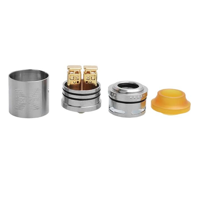 Tigertek Springer X 24 RDA Atomizer - SILVER [Clone]