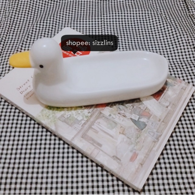 watercolor porcelain palette palet cat air keramik duck