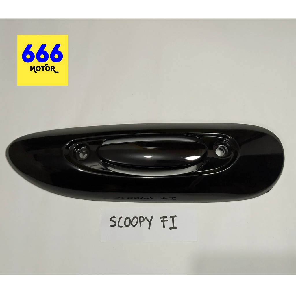 666MOTOR TAMENG KNALPOT / TUTUP COVER PELINDUNG KNALPOT SCOOPY FI
