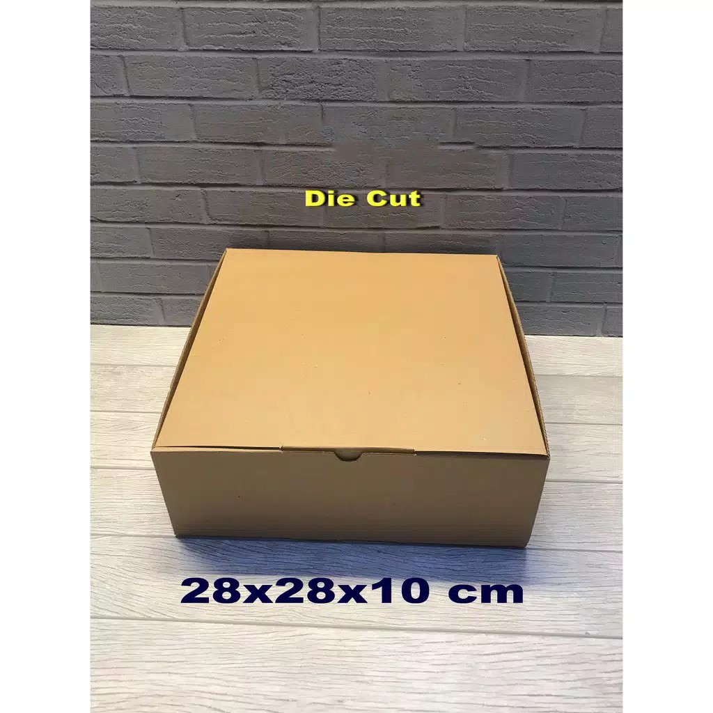 

Kardus 28 x 28 x 10 cm......Die cut