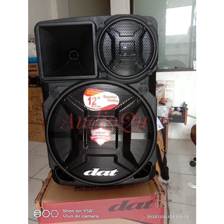 Speaker Portable DAT DT 123 / DT123 Original 12 Inch Bluetooth Terbaik