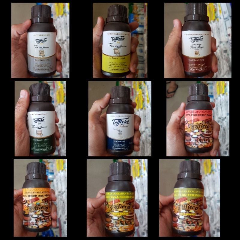 

TOFFIECO - TOFFIEKO Perisa Rum dan Pewarna 9 Varian - Zero Bakar - Zero Semprot