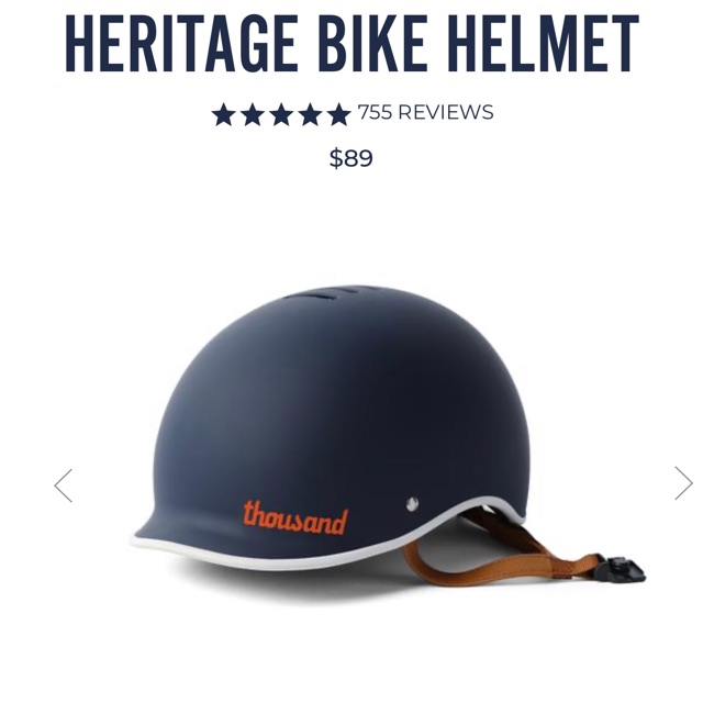 Helm sepeda Thousand Heritage helmet (Navy)