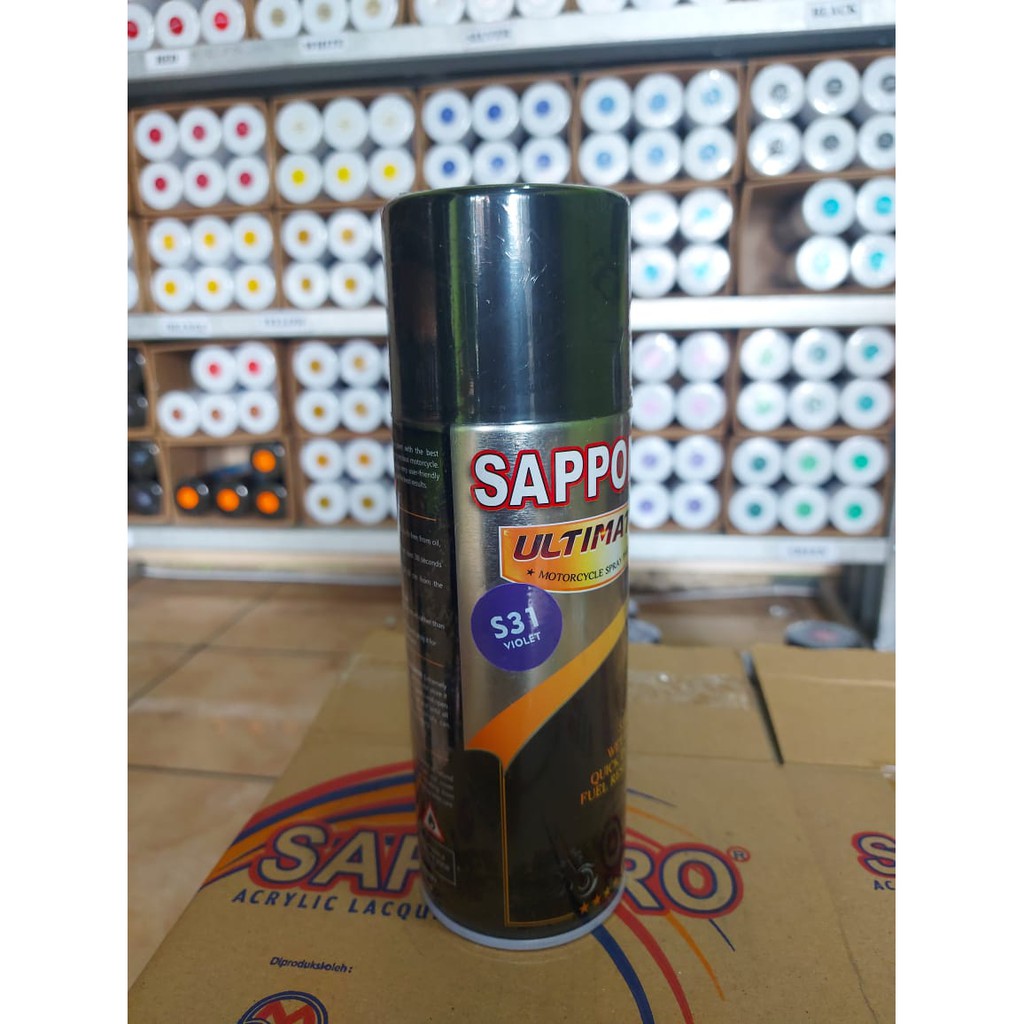 

S31-Violet: Sapporo ULTIMATE Paint/Cat Semprot Sapporo/Pilok