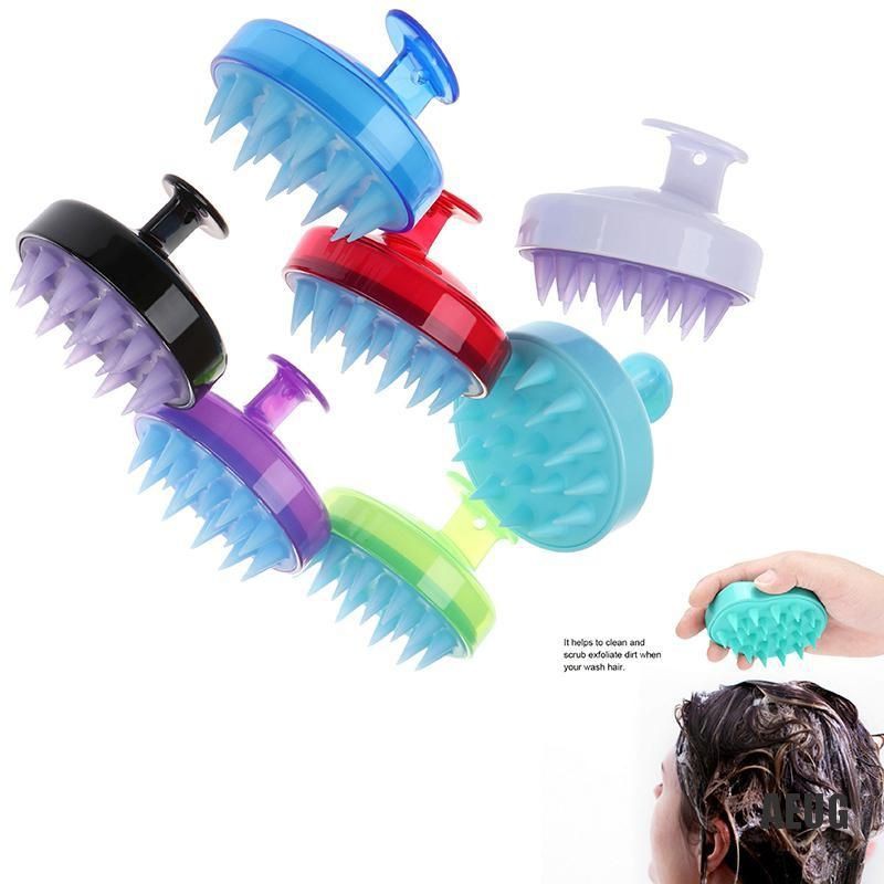 Hair Massage Brush Silicone Premium Shampoo Shower