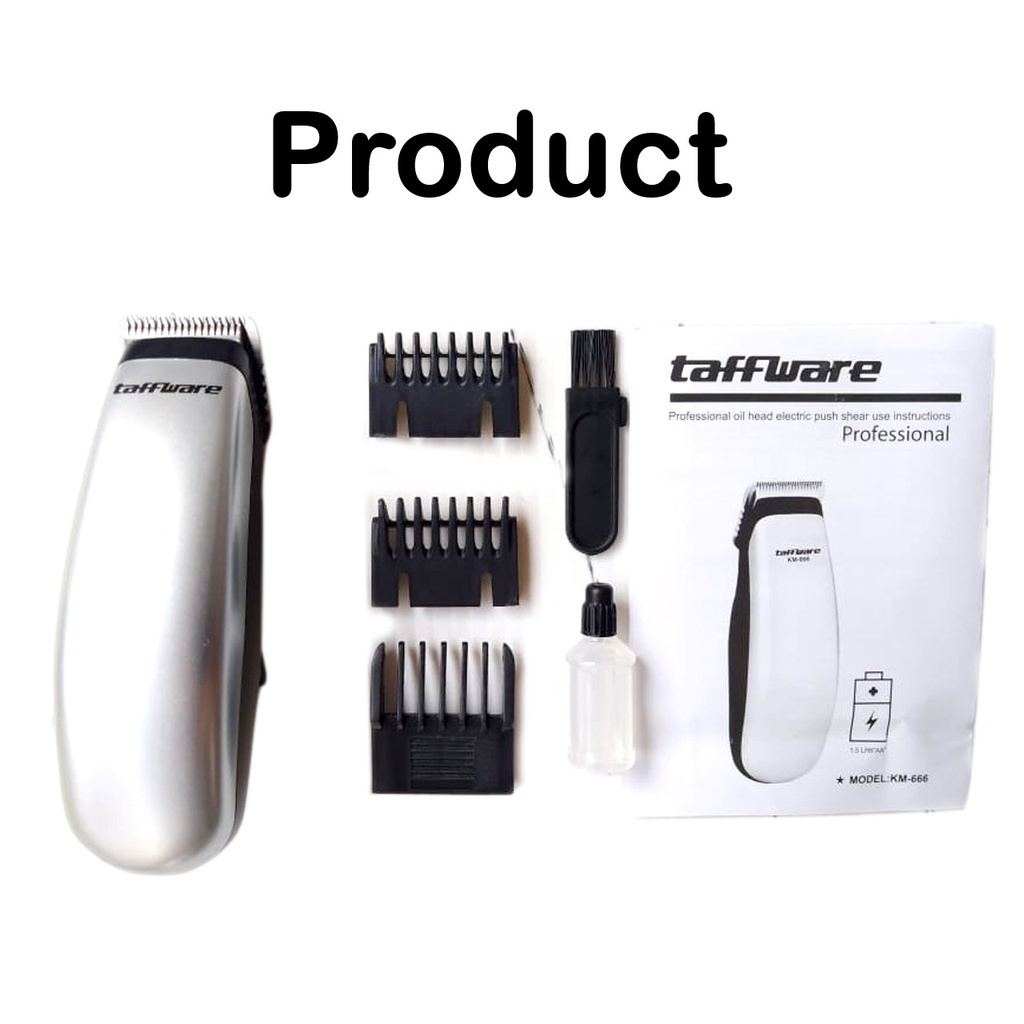 Mesin Cukur Mini KM-666 Electric Hair Beard Trimmer Stainless Steel