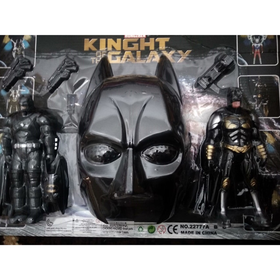 MAINAN BATMAN FIGURE DAN TOPENG ANAK EDUKASI
