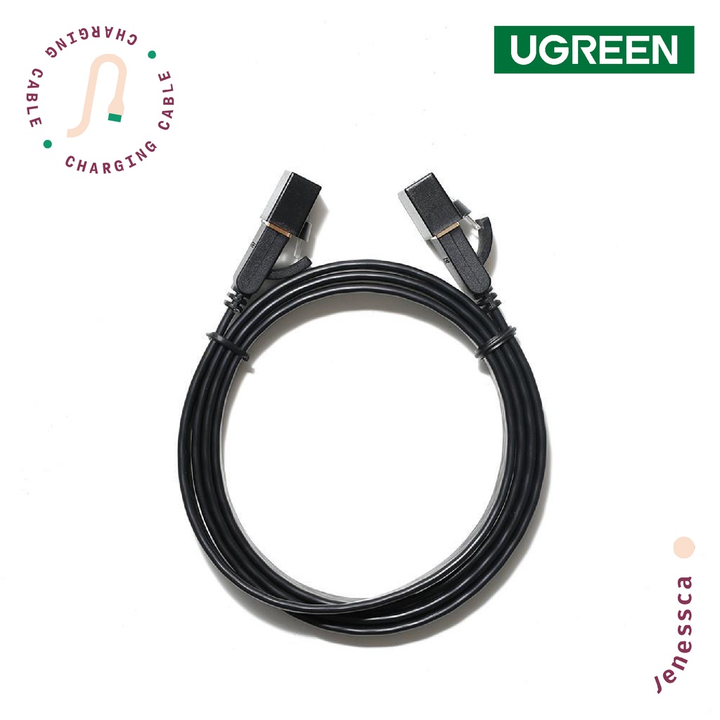 UGREEN Kabel LAN Ethernet STP CAT7 Network Internet Cable Flat 10Gbps