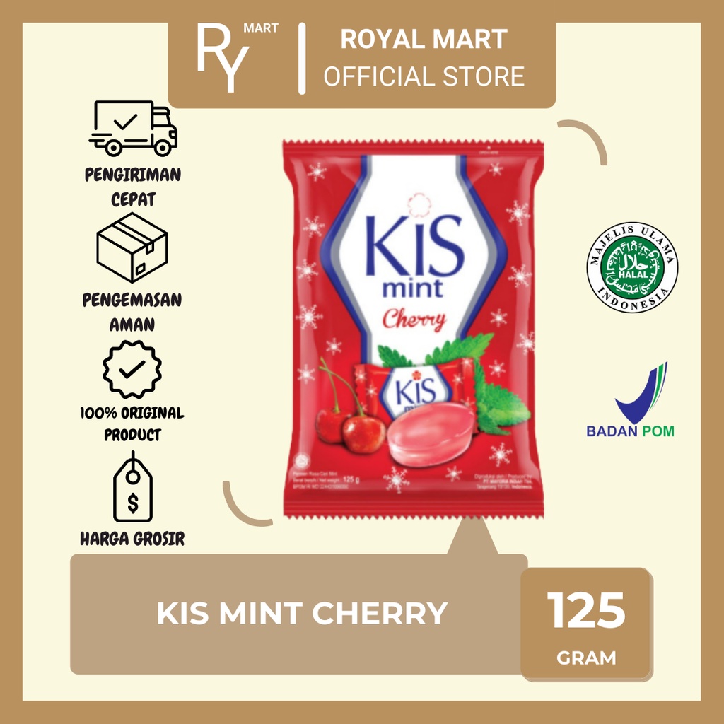 

Permen Kis Mint Cherry Zak @125 gram