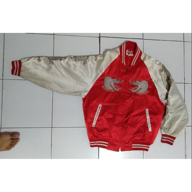 Sukajan London Japan Yokosuka Full Embriodery