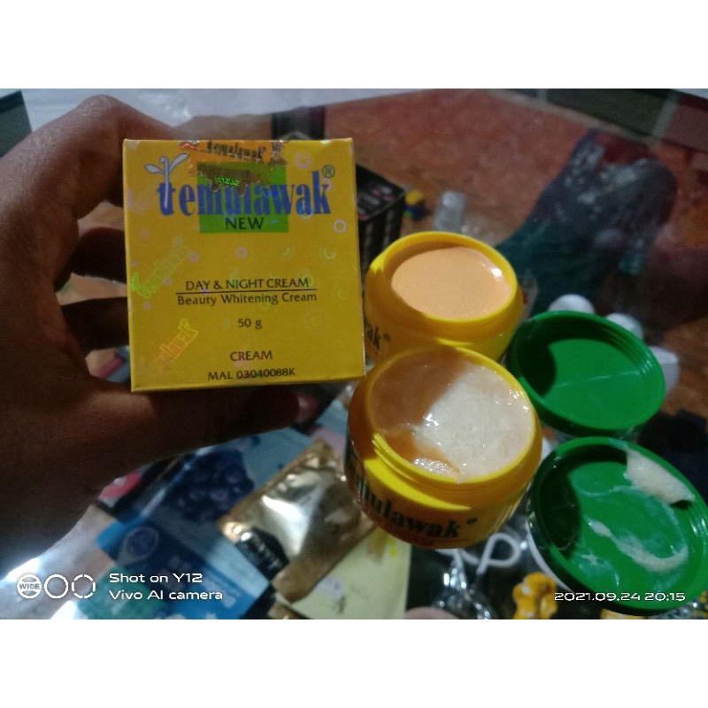 cream siang malam temulawak