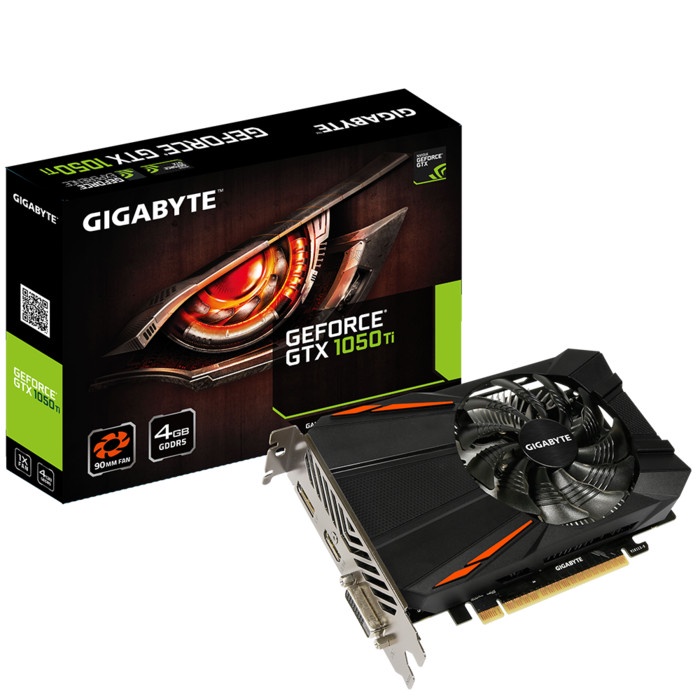 VGA GIGABYTE GeForce GTX 1050 TI 4GB DDR5 Single Fan