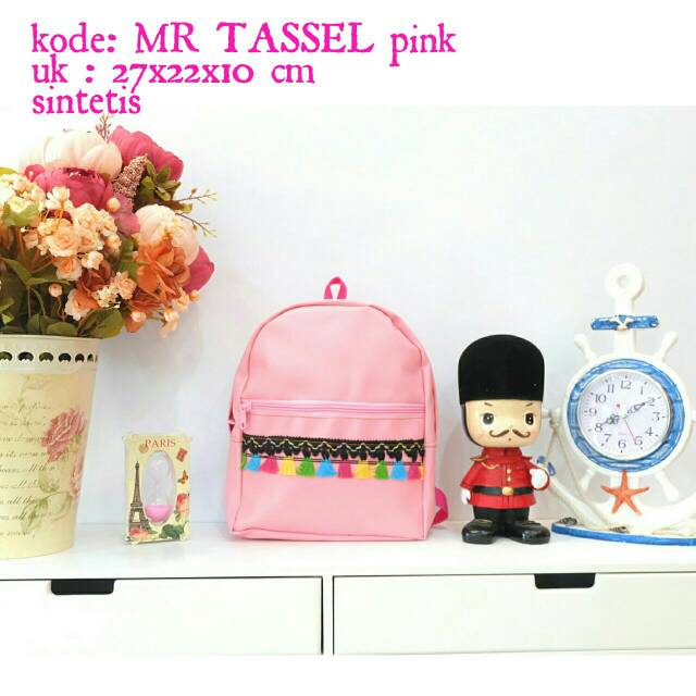 Mini Ransel Tassel (MR Tassel) ( COD BAYAR DITEMPAT )