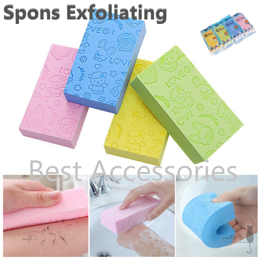 Body Scrub Spons Daki Exfoliating Sponge Bayi Dewasa 621