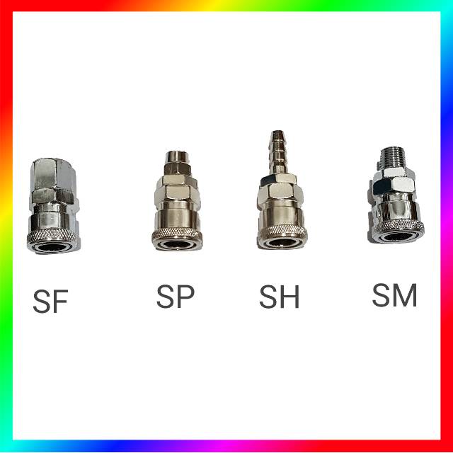 COUPLER FEMALE KOPLER QUICK COUPLING SAMBUNGAN ANGIN KOMPRESOR SF SP SH SM