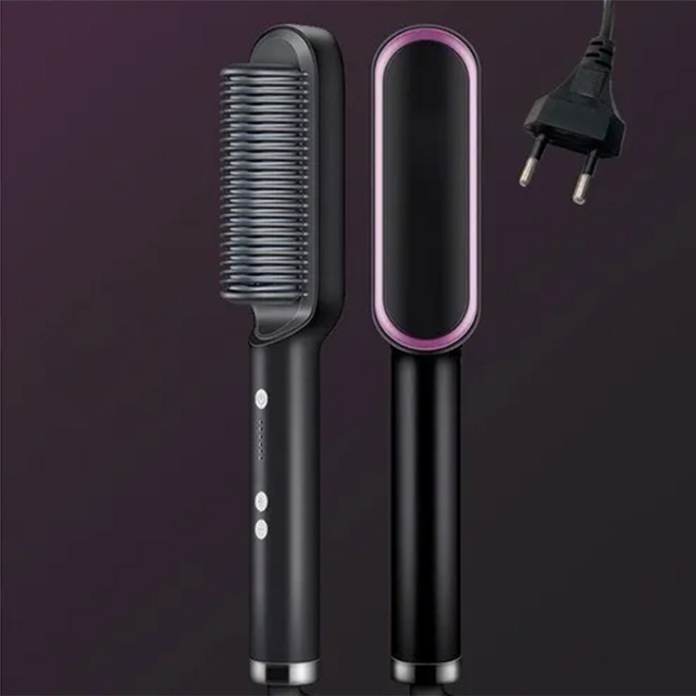 Catok rambut Sisir Pelurus 2 in 1 Hair Straightener Curler Hair Straightener CATOKAN SISIR