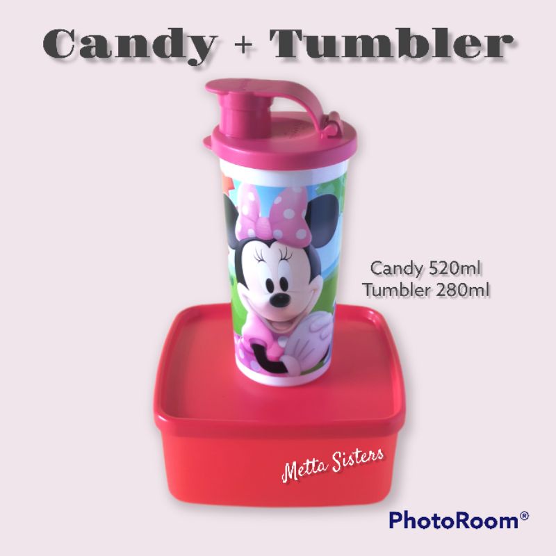 Jual Candy Square Disney Tumbler Lunch Set Shopee Indonesia
