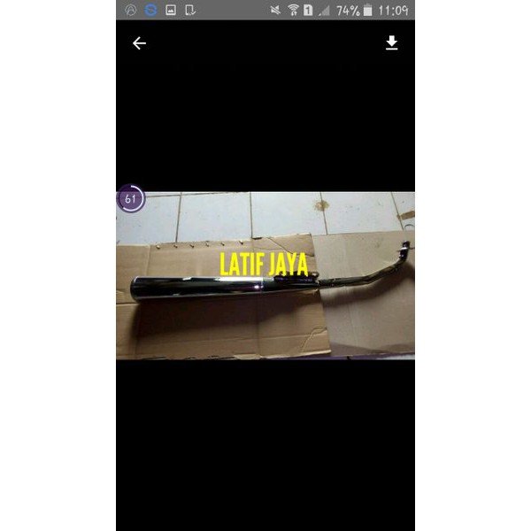 knalpot standar supra fit lama .