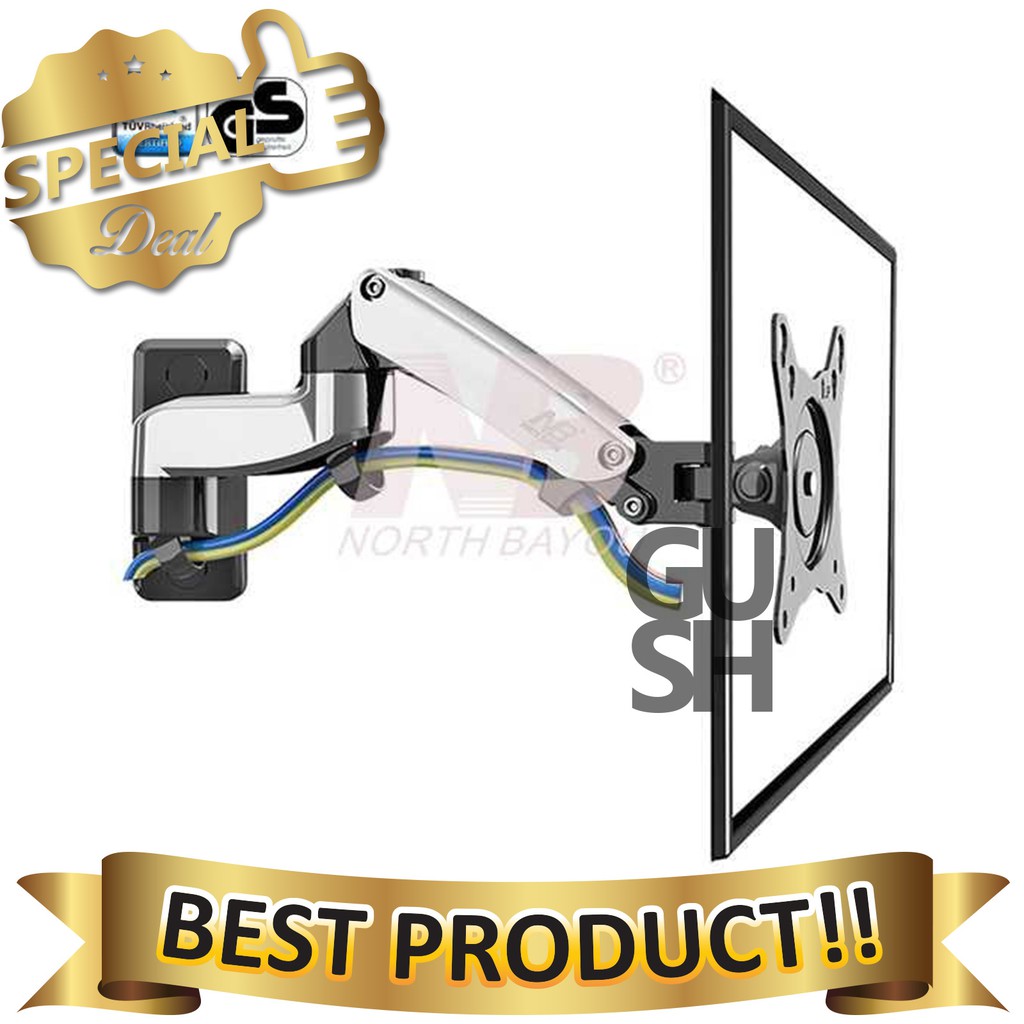 North Bayou Monitor & TV Arm Bracket Vesa Mount 17-27 Inch - NB-F150