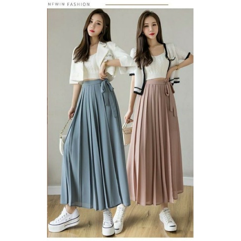 Naddean - Celana-Rok Kulot Wanita Import/ Korean Long Pants