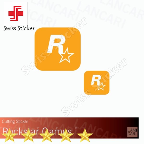 

Promo Sticker Cutting Rockstar Games Vinyl Cut Stiker - Merah Keren