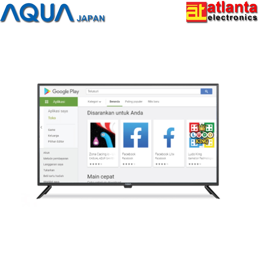 LED Android TV Aqua 43 Inch LE-43AQT1000U