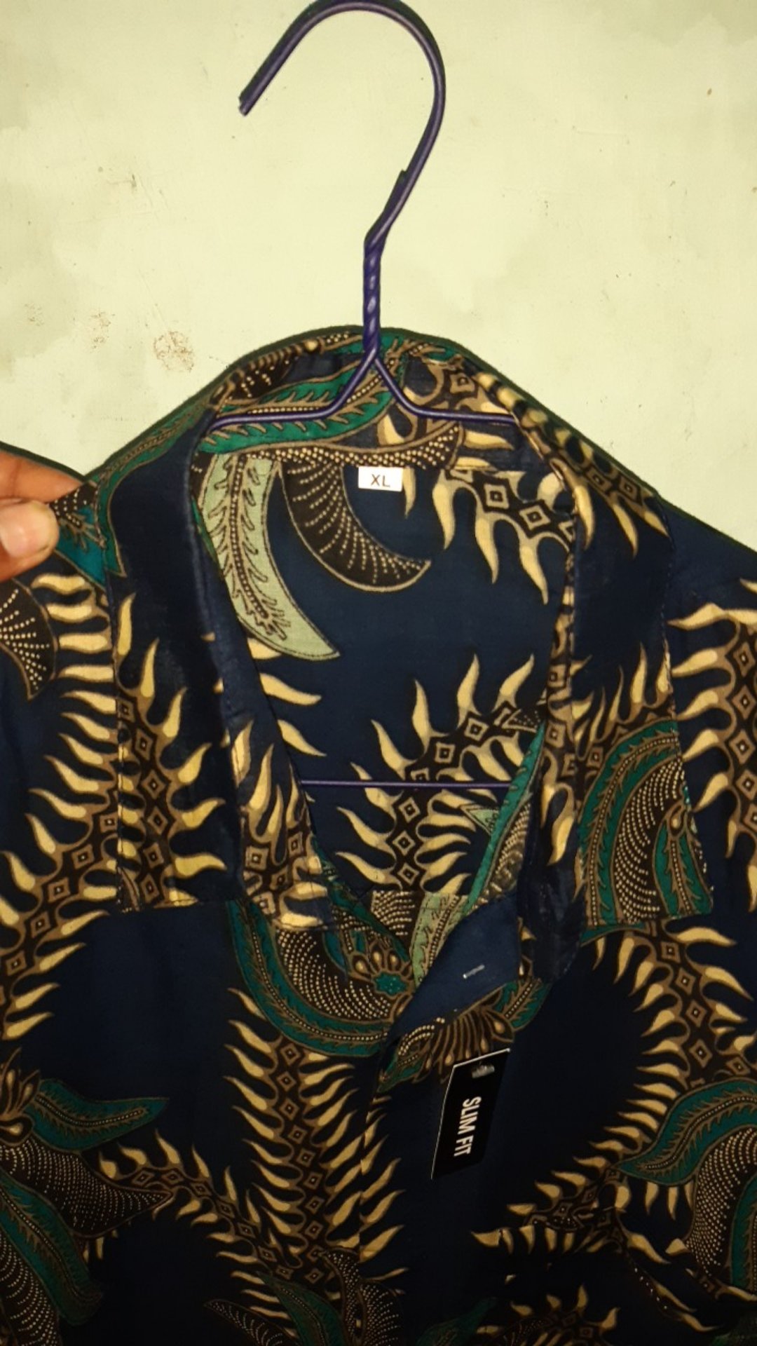 New Kemeja Batik Slimfit Exclusive Original Butik Atasan Batik Seragam M L Xl Xxl Xxxl Xxxxl