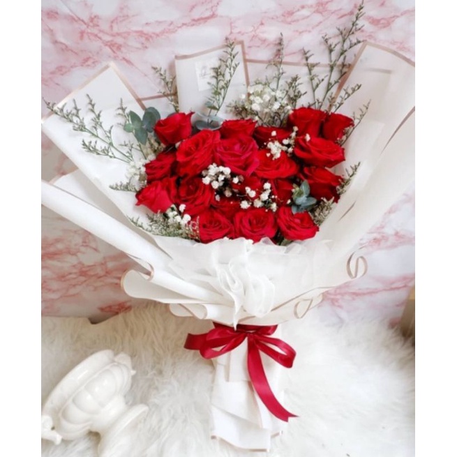 

bouquet red rose edisi valentine