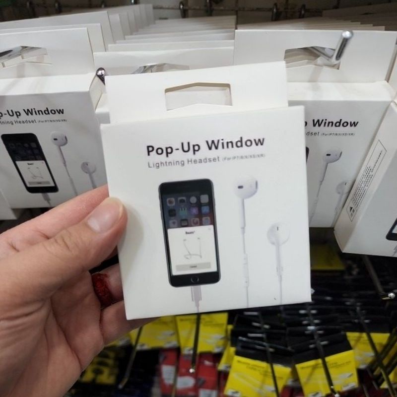 HEADSET 1PHONE 7 / 7PLUS L1GHTN1NG ORIGINAL KONEK BLUETOOTH SUARA MANTAP