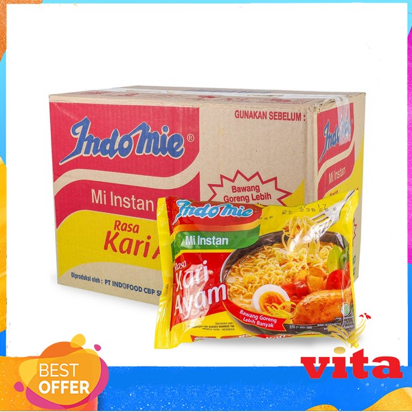 

Indomie Rasa Kari Ayam per dus