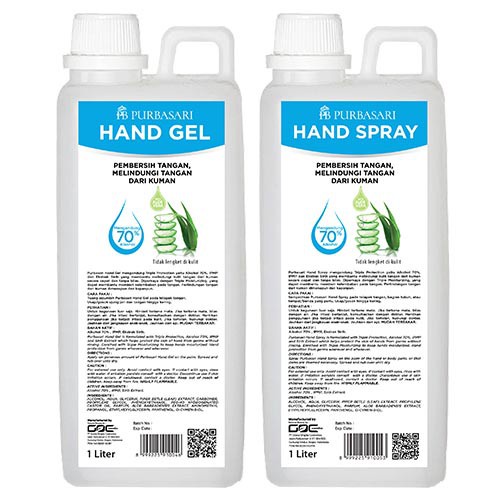 Purbasari Hand Sanitizer 1 Liter