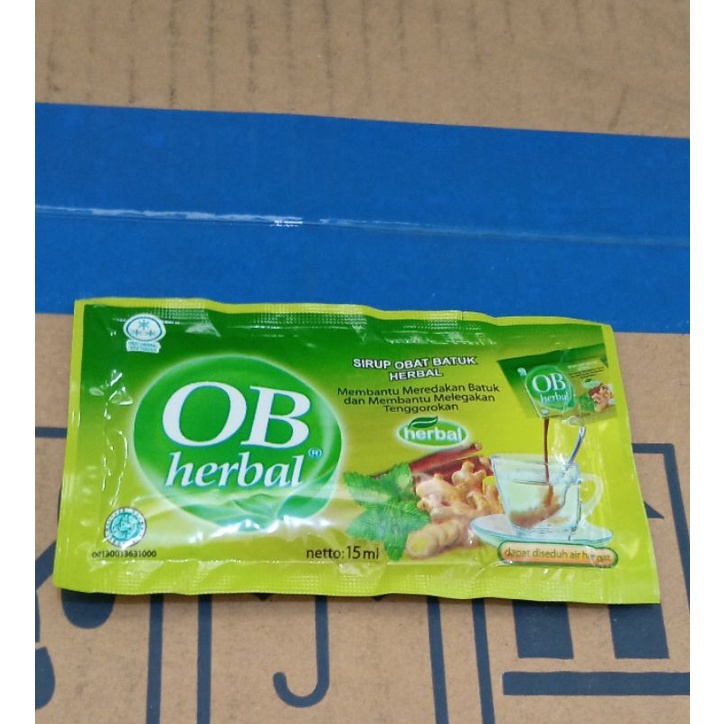 

OB HERBAL SIRUP OBAT BATUK HERBAL 1 SACHET @15ml