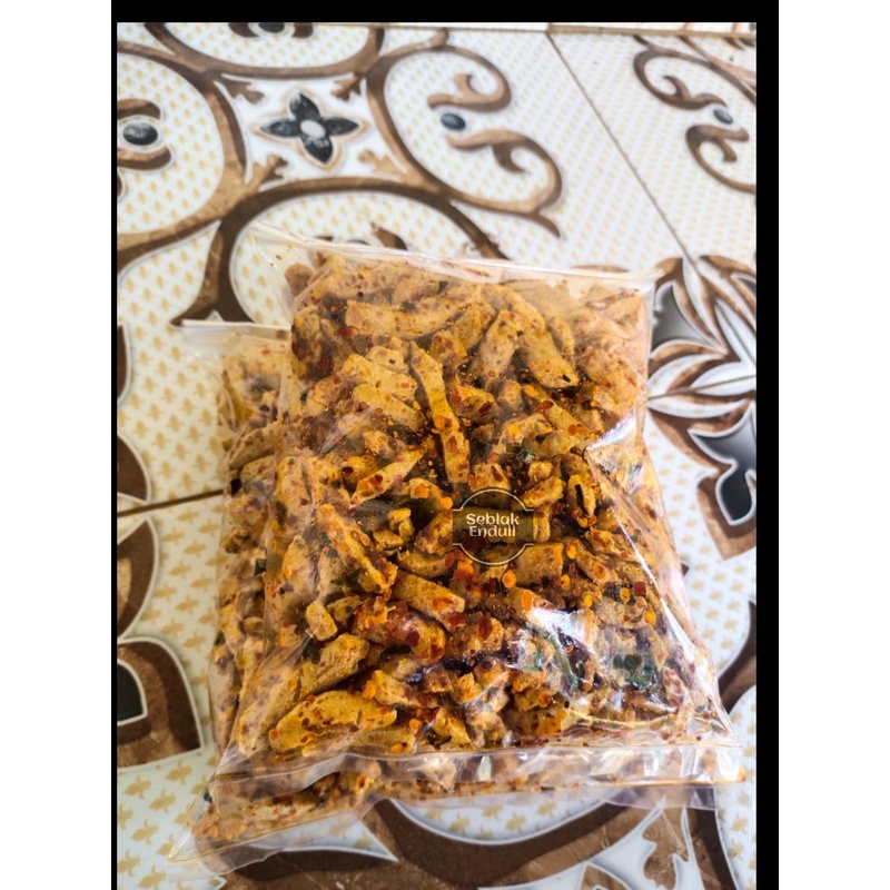 PROMO Basreng cikruh 250gram HOT JLETOT PEDAS EXTRA AROMA DAUN JERUK-2
