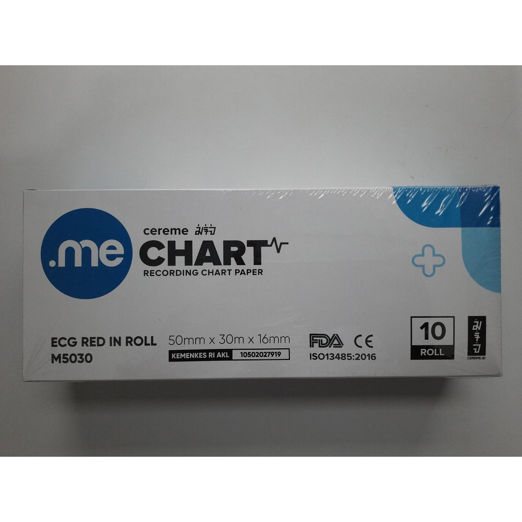 

Kertas EKG/ECG 50 x 30 /16 | untuk 1 channel |