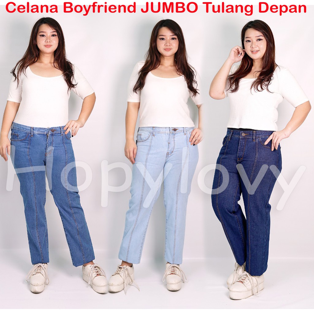 HOPYLOVY Celana  Wanita Ukuran Jumbo  Big Size Model 