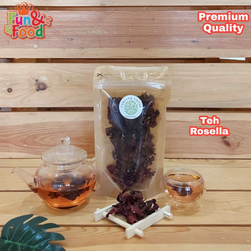 

Tea Premium Quality Teh Bunga Kering Rosella Merah Dried Hibiscus Flower