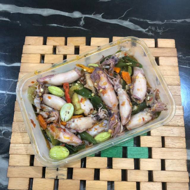 

Cumi Asin Cabai hijau