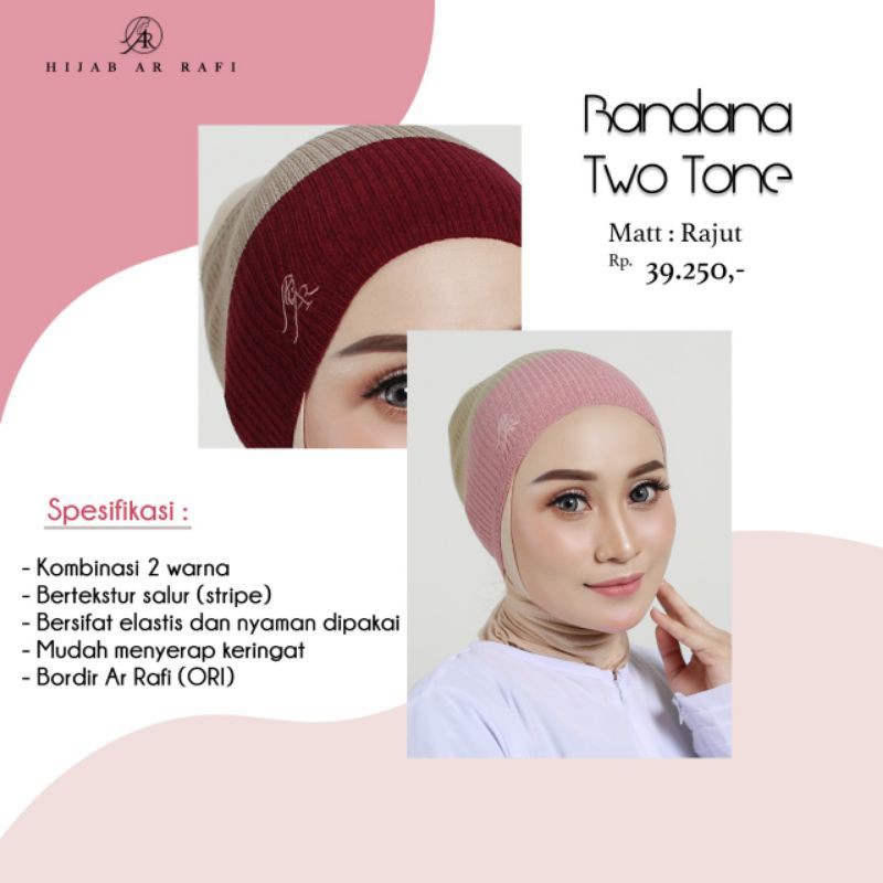 BANDANA TWO TONE AR RAFI