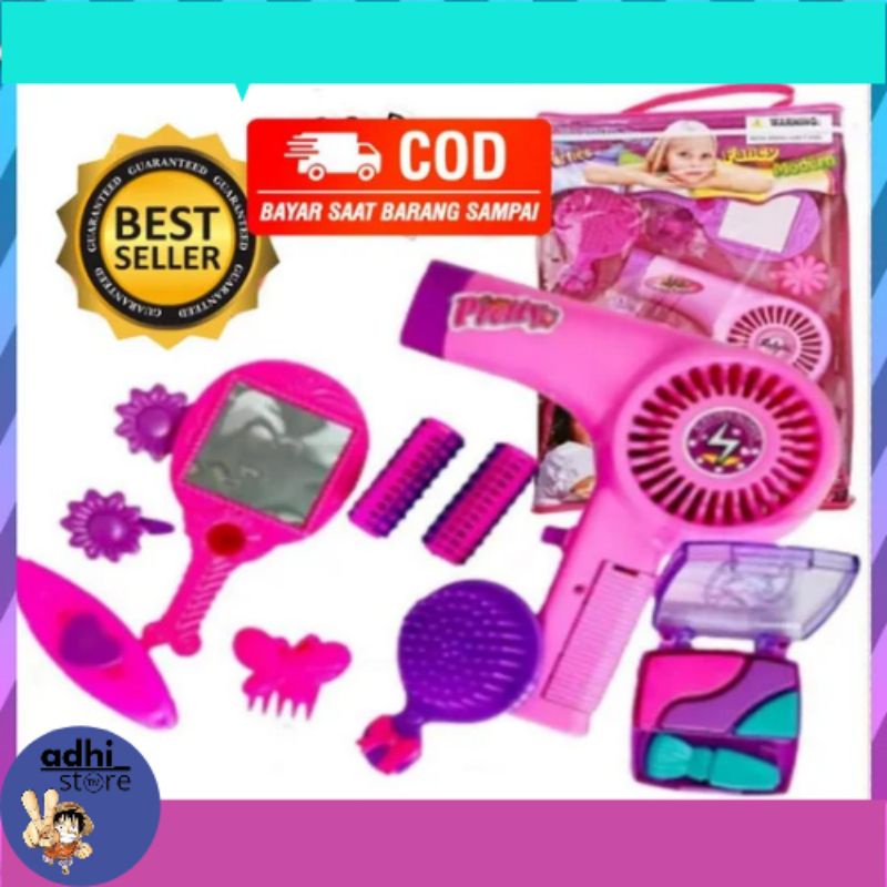 MAINAN BEAUTY HAIRDRAYER TAS MAINAN ANAK PEREMPUAN MAINAN SALON SALONAN