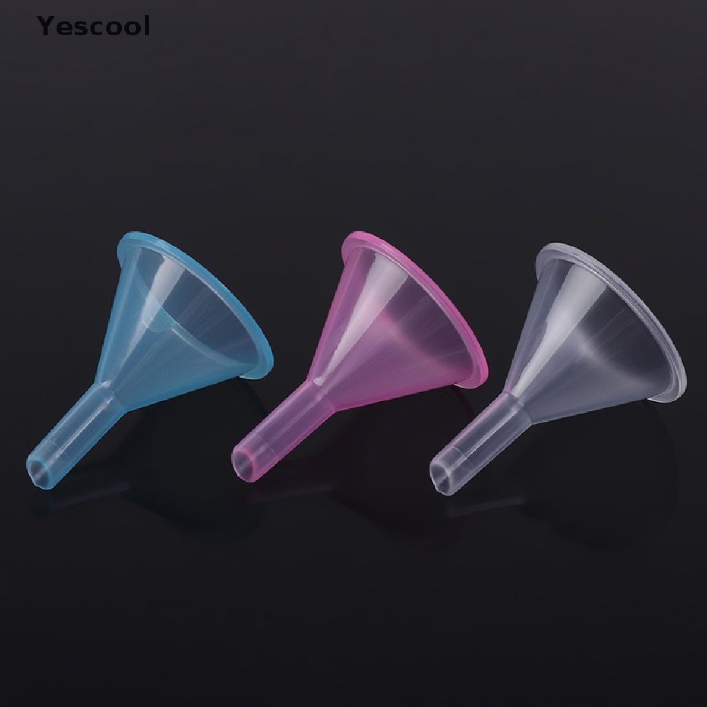 Yescool 20Pcs/lot Plastic Small Funnels Liquid Filling Empty Bottle Packing Tool .