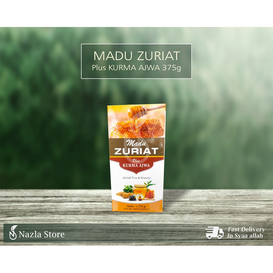 

MADU ZURIAT Plus KURMA AJWA 375g