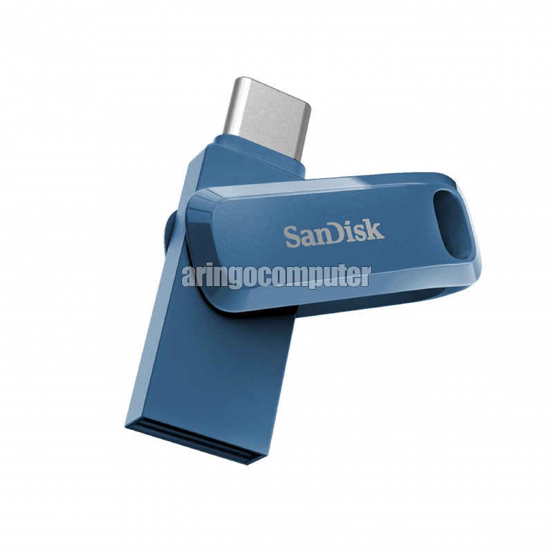 Flashdisk Sandisk 64GB OTG CTM USB 3.0 Type C BLUE