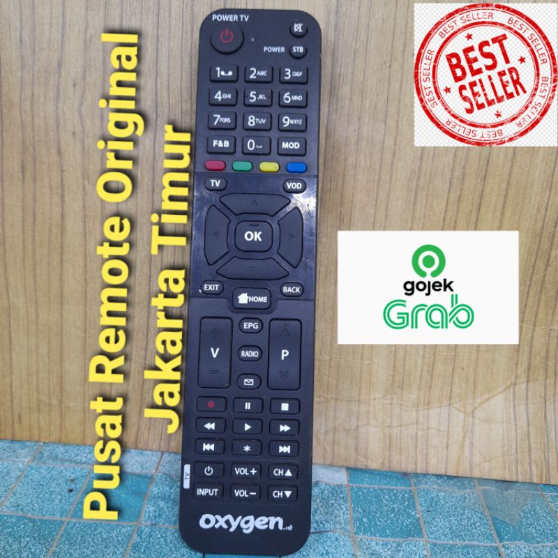 REMOTE REMOT SET TOP BOX STB OXYGEN ORIGINAL ASLI