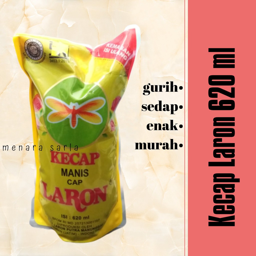 (COD)Kecap laron 620 ml / kecap manis / kecap / kecap khas tuban