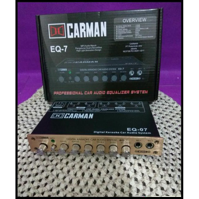 Promo Terbatas Parametrik Equalizer Karaoke Carman Eq7